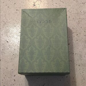 Gucci Sage Green Embossed Box